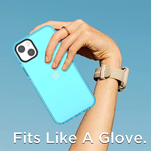 Aicase Neon Blue For Iphone 13 Case/Iphone 14 Case, Clear Light Blue Trendy Neutral Protective Cell Phone Case For Iphone 13/Iphone 14 #TOP7