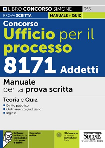  Concorso Ufficio per il Processo 8171 Addetti – Manuale per la prova scritta