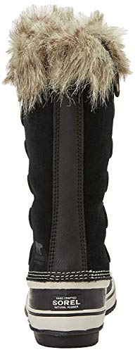 Womens Sorel Joan Of Arctic Faux Fur Cuff Warm Winter Waterproof Boots - Black/Quarry - 7 #TOP2