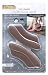 Helloheel Contour Slim Fitter Grips (Dark Brown)
