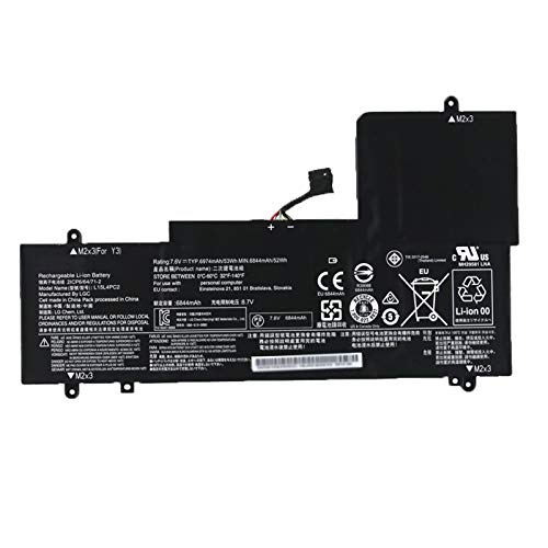 K KYUER 53Wh L15L4PC2 L15M4PC2 Laptop Batería Replacement para Lenovo Ideapad Yoga 710-14IKB 80V4002HGE 710-14ISK 80TY0060PB 710-15IKB 80V5 710-15ISK 80U0 5B10K90778 5B10K90802 Convertible Notebook