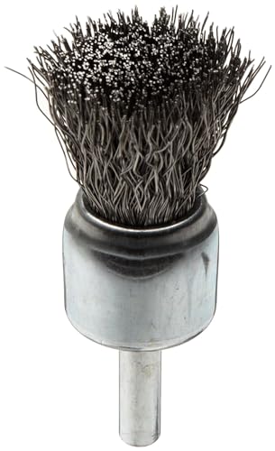 Image of Weiler 10006 3 /4 inch Crimped Wire End Brush, .0104 inch Steel Fill, Made in The USA (Pack of 10)