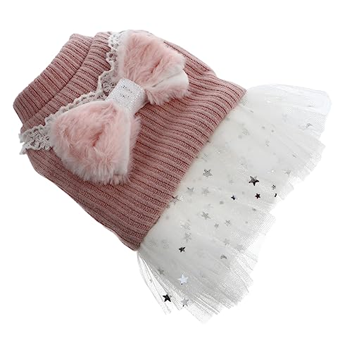 Disfraz vestido cálido para perro tamaño XL rosa
