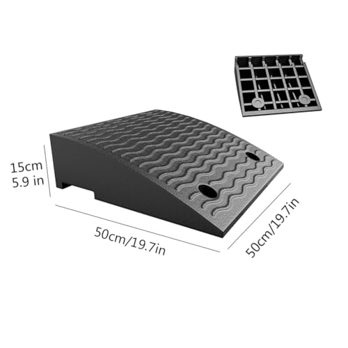 Rampa de caucho 15 cm de alto para bordillos, resistente miniatura 3