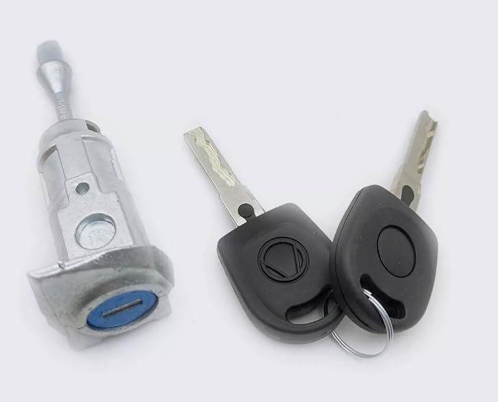 for 2012-2021 VW Passat Front Left Driver Side Door Lock Cylinder with 2 Keys 107-837-167-AT