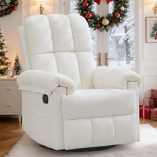 Korser Recliner Chair, Swivel Rocker Recliner Chair for...