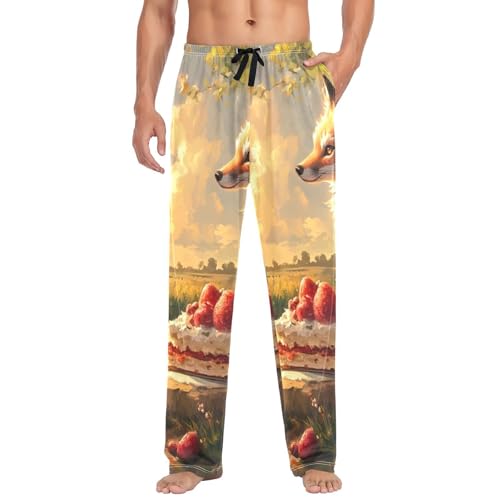 Pantalon de pyjama homme multicolore XL avec poches et cordon