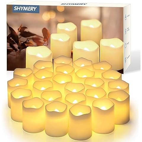 SHYMERY Flameless Votive Candles Cover