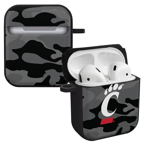 AFFINITY BANDS Cincinnati Bearcats Camo HDX Case Cover Compatible with Apple AirPods Generations 1 & 2