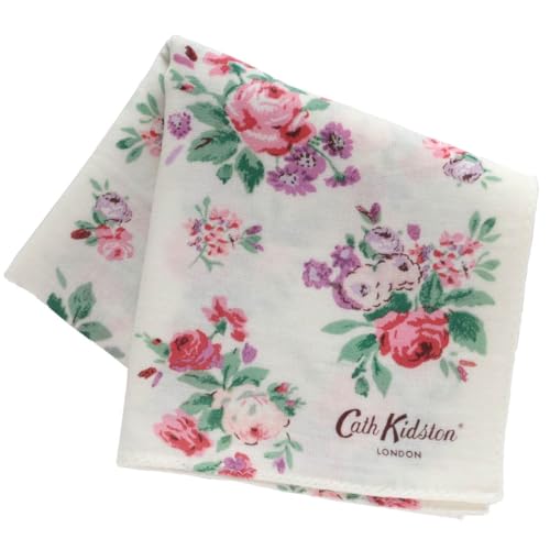 [ブルーミング] 【Cath Kidston】 キャスキッドソン 大判 ガーゼハンカチ（58cm）ICON FLORAL (アイボリー) 婦人 レディース ハンカチ ハンカチーフ 約58cm 001376-0001-02のサムネイル
