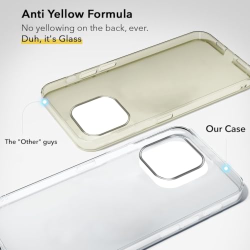 Image of Jkobi Lifetime Anti-Yellow Clear Back Case Cover for Apple iPhone 15 Pro Max (Sleek Hard Crystal | Shockproof and Camera Protection)