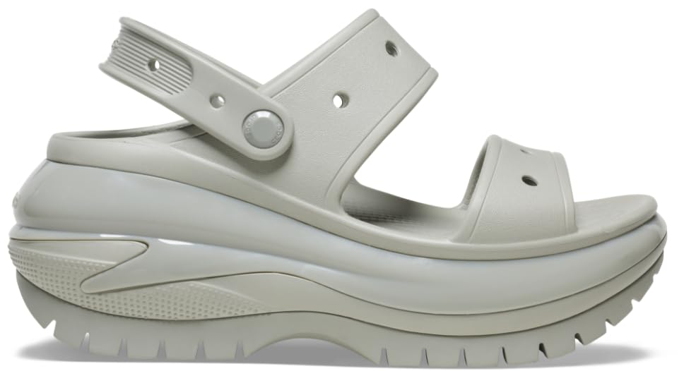 Image of Crocs Unisex Classic Mega Crush Platform Sandals Wedge