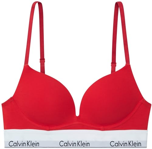 8719965074583 Damen Plunge Push Up, 000QF7623E, Rot (Molten), 34A, Rot (Molten), 60 5