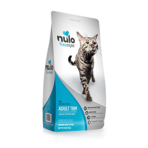 Nulo Freestyle Adult Trim Cat Food, Supports Weight Management, Premium Grain-Free Dry Small Bite Kibble, All Natural Animal Protein Recipe with BC30 Probiotic for Digestive Health Support