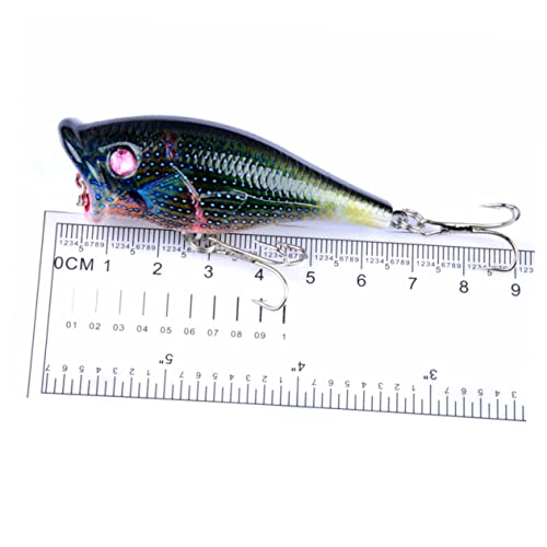 Toddmomy 4 Peças Iscas De Plástico Pintadas Iscas De Pesca Iscas Biônicas Iscas De Natação Realistas