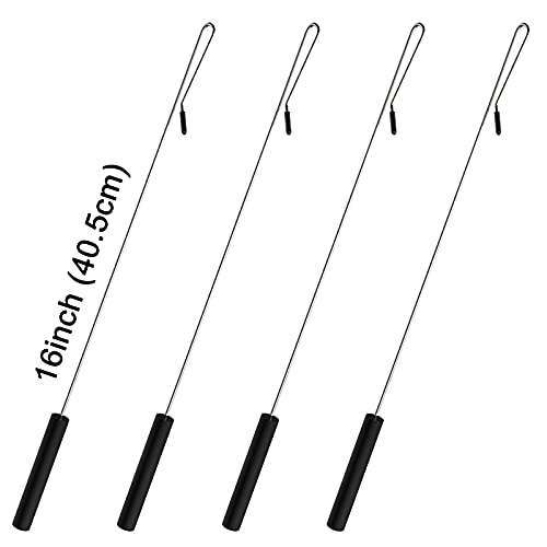 Pacote com 4 manípulos de fantoche de 40,64 cm, haste de controle de braço, acessório para fantoches