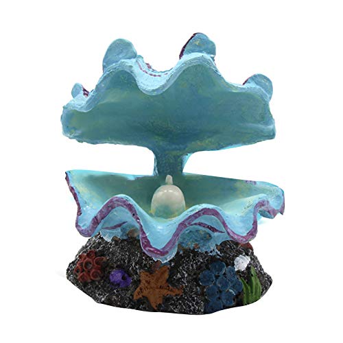 Yudanny Fish Tank Décoration Shell Perle Ornements pour Fish Tank Aquarium Décor Cover
