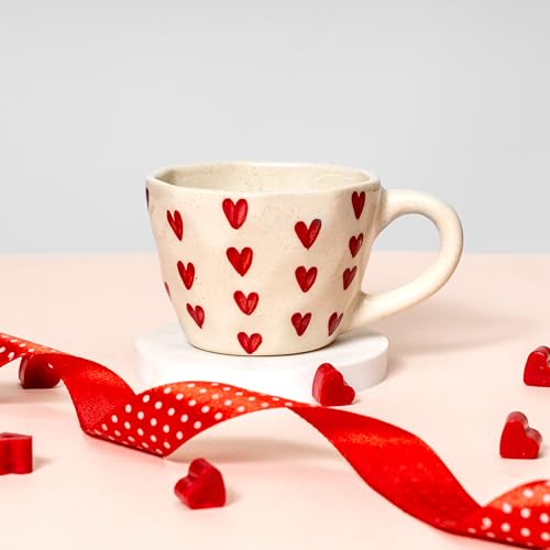 Image of Rarejoy Set of 5 Romantic Gift Hamper for Wife and Girlfriend | Crochet Flower, Mug, Love Desk Cards, Candle & Greeting Card | Gift for Women | Wedding, Valentine, Anniversary & Birthday