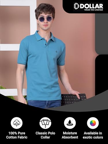 Image of Dollar Pack of 2 Men's Cotton Polo T-Shirt with Classic Collar