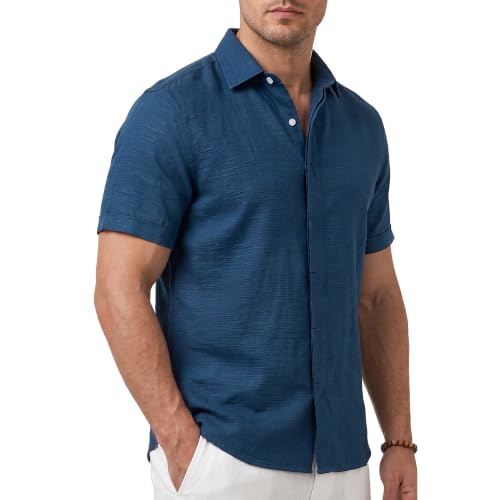 Chemise en lin homme pour la plage et vos sorties d'été du S au 3XL