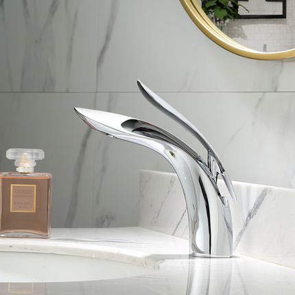 Grifos de lavabo de agua caliente y fría para renovar el baño con elegancia