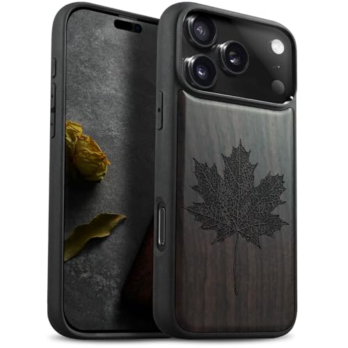 Coque iPhone 17 Pro en bois Carveit étui artisanal élégant compatible MagSafe Magsafe