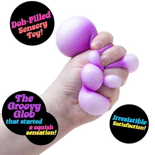 Image of Schylling NeeDoh Original - Sensory Fidget Toy - Purple - Ages 3 to Adult , 1 Count ( Pack of 1)