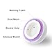 Replacement Memory Foam Ear Tips for AirPods Pro 3 Silicone Shield, Compatible with AirPods Pro3 3rd Generation 2025，Ultimate Comfort, 3 Pairs, White/Purple (Large)