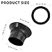 RANMING Bass Drum Enhancer Kick Drum Enhancer ABS Rubber Bass Drums Effect Amplifier Bass Hole Protection Speaker Expands LowEnd Frequency Enhancers Portable Drums Percussion Accessories Black