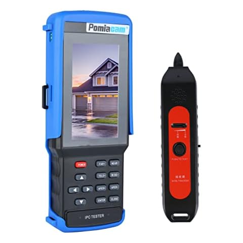 Koaxial-CCTV-Tester H.265, 4K IP 5 MP, AHD, 8 MP, CVI, TVI, CVBS, Kamera, Test-Monitor, POE, UTP/ IPC9310SN (mit Kabel-Tracker) Cover