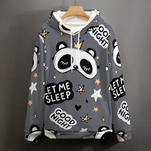 Sweats à capuche manche longue original cadeau panda pull mixte UMENG vêtement hiver taille S - 4