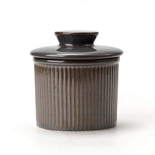 XELA Large Butter Crock with Lid for Countertop, The Original