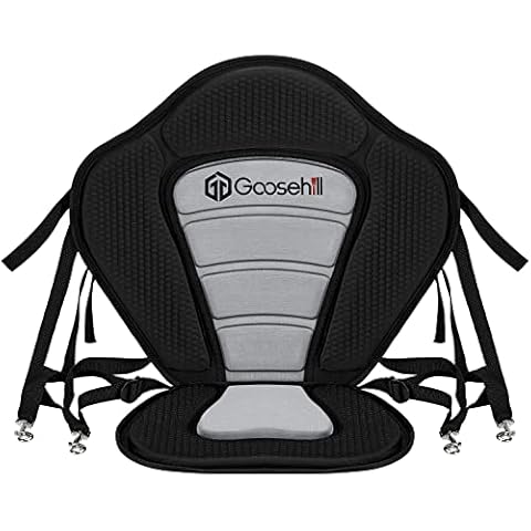 Goosehill Kayak Seat for SUP, Adjustable Stand Up Paddle Board Seat with Sturdy Straps and Hooks Cover