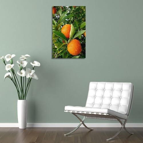 Poster mural de branche ZHOUKEG 60x90cm pour chambre zen - 5