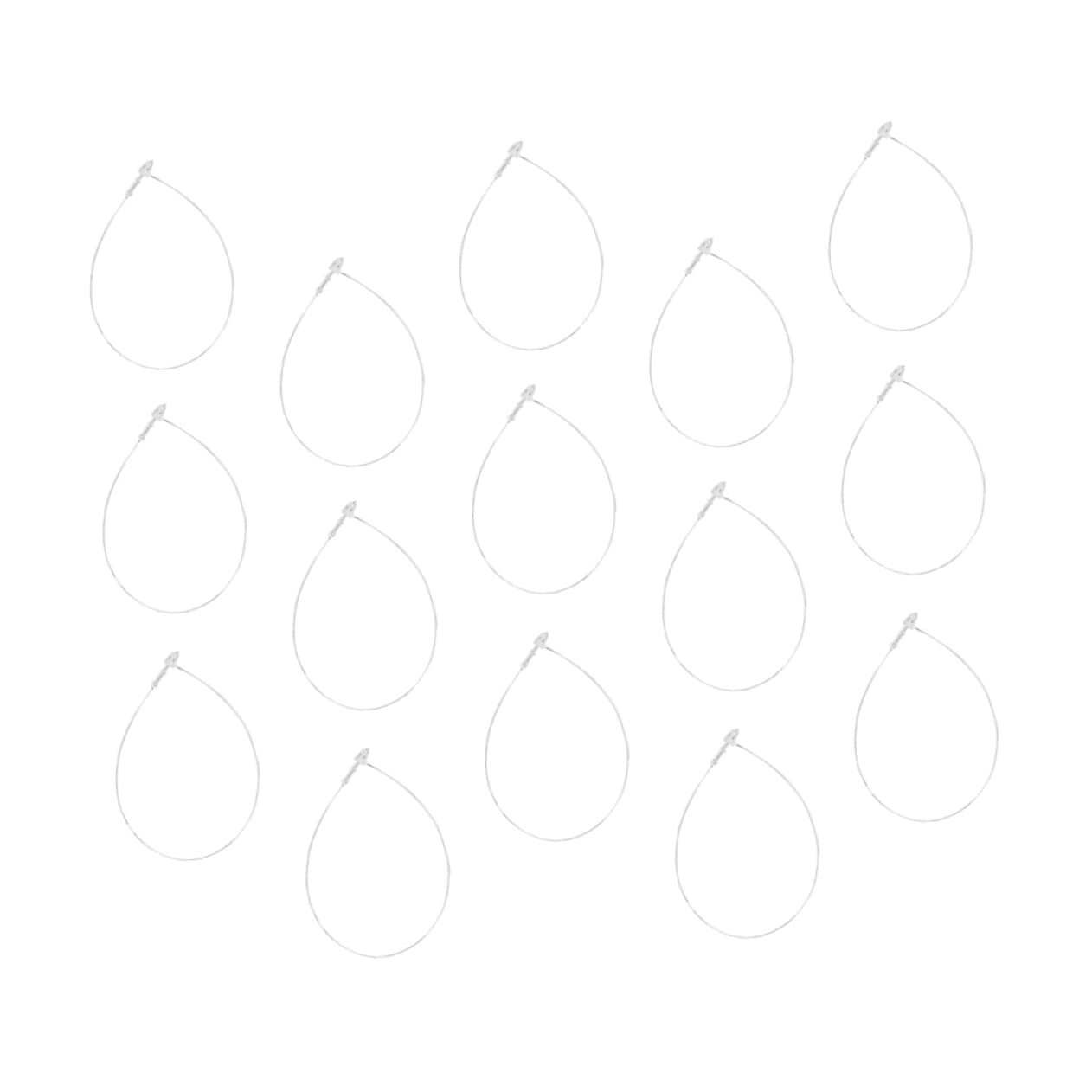 GRIRIW 5000pcs 4 Trademark Hanging Rope Cord Bullet Clasp Hanger Ropes Tag Ropes Hanging Ropes Tag Fasteners Labels Hanging Rope Clothing Tag Locks Tag Tie Fastener