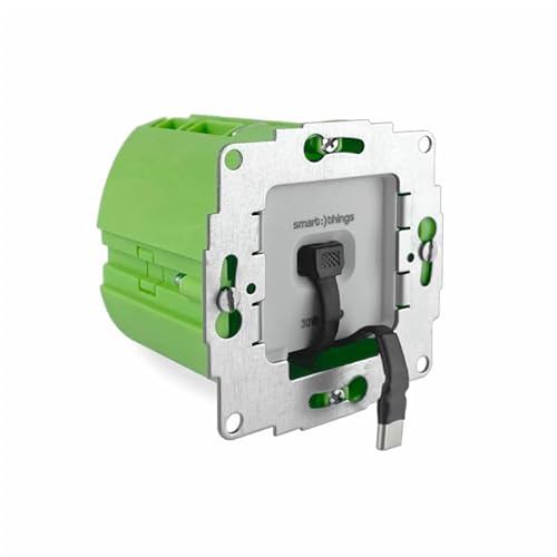 smart things sCharge sC30-EU C - Enchufe USB de 30 W con cable USB-C (25 cm), perfecto para alimentación permanente de smartphones y tabletas, ideal para sistemas Smarthome