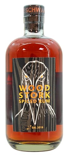 6 Flaschen Wood Stork Spiced Rum a 0,5 L 40% vol.