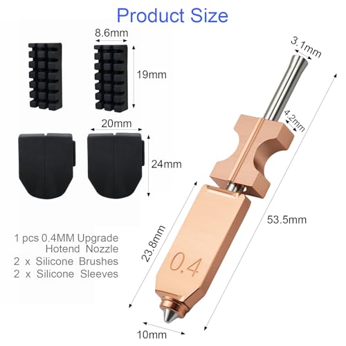 Évitez les bouchages avec le kit hotend métallique et sa buse AD5X 0,4mm - 7