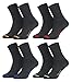 Produktbild Piarini 43-46 - 8 Paar Business Socken, Anzugsocken ohne Gummibund Baumwolle - Herren Damen - 8er Pack - anthrazit-farbige Spitze
