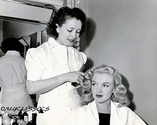 Schneider Electric HAIRDRESSER MARILYN MONROE'S HAIR BEAUTY SALON PARLOR HAIRCUT 8X10 PHOTO PINUP