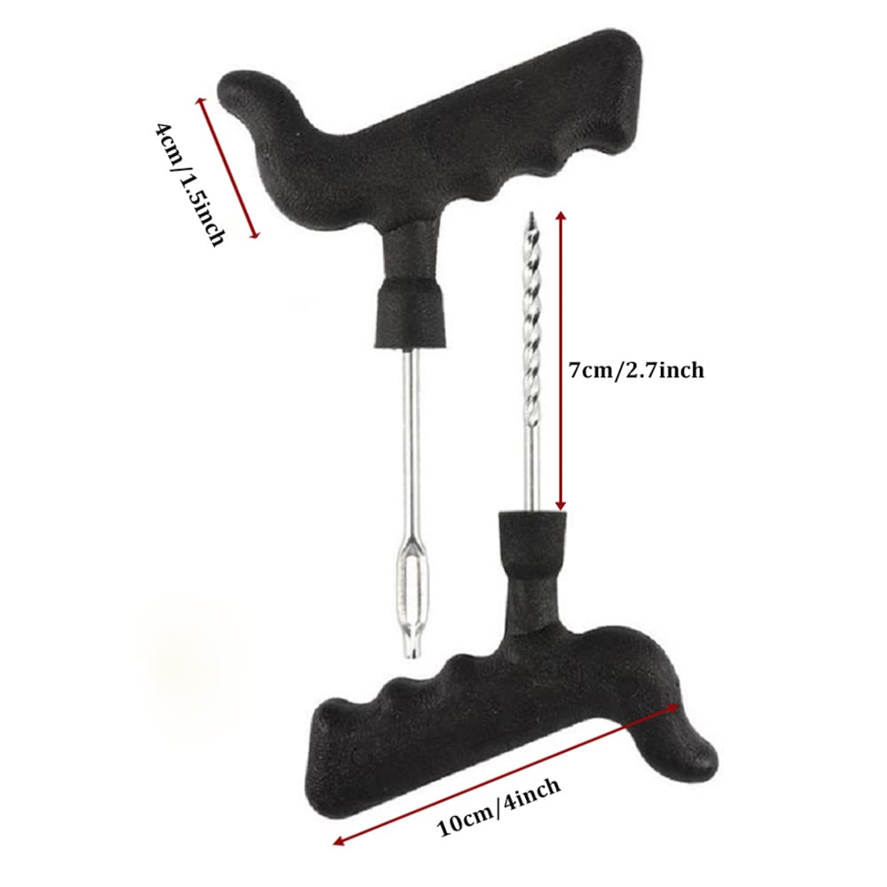 Kit De Réparation Pneus 17 Pièces - Bandes Et Outils Pour Crevaisons Tubeless