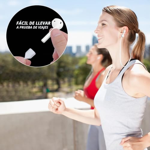 Miniatura 7 de 6 Pares De Ganchos Para Los Oídos Antipérdida, Material De Tpu, Compatibles Con La Mayoría De Los Auriculares Bluetooth, Para Ejercicios Deportivos, Con 2 Pares De Cables De Silicona Antipérdida.