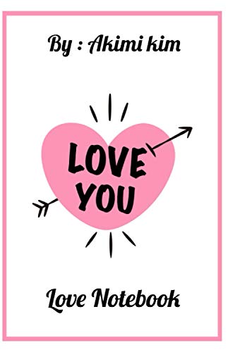 love notebook: 100 page , Black lines , white paper , Note booker and notebook