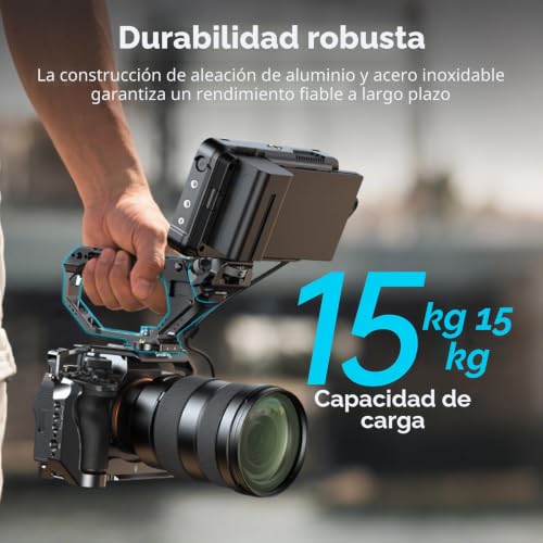Mango superior SmallRig con abrazadera NATO 5661 estilo D para jaulas de cámara 6