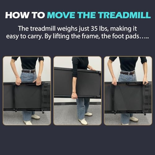 WELLFIT 10% Incline Walking Pad Treadmills for Home, Under Desk Treadmill 265lb Capacity, Voice Controlled Works with KINOMAP Apple Health, Compact for Apartment, Easy to Move Store Upright Place - Image 6