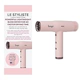 L'ANGE HAIR Le Styliste Luxury Hair Dryer | Quiet Brushless Blow Dryer with Diffuser | 1875 Watts for 4X Faster Drying | Hairdryer with 3 Heat & Speed Settings | Best Hair Dryers for Blowouts