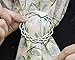 House of Morgan Pewter - Handmade North Carolina State Outline Scarf Ring - NC Metal Clip for Scarves