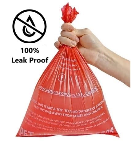 Image of Eco-Friendly Extra-Thick(18 micron vs other 10-15 micron) Dog Waste Bags, Leak-Proof, 360-Count + Dispenser & Clip - Unscented.