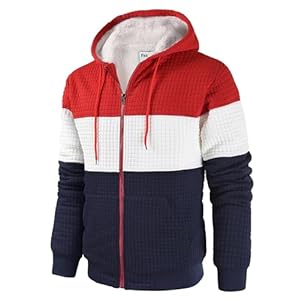 Men’s Fleece Heavyweight Full Zip Hoodie Sweatshirt Jacket Hooded for Men