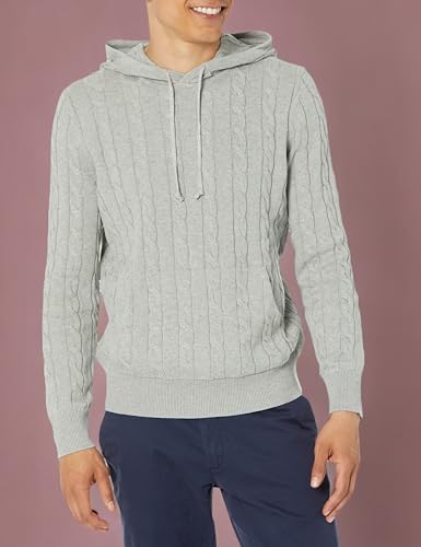 Brooks Brothers Men's Cotton Cable Knit Hoodie Sweater3